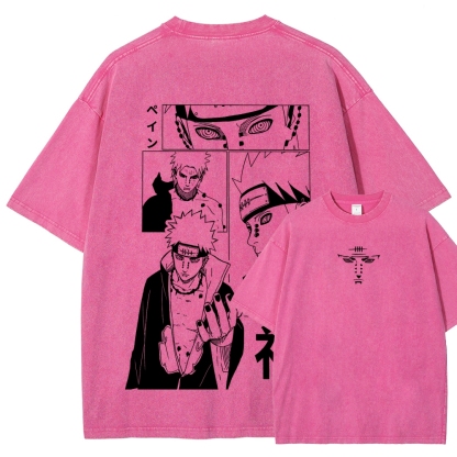 Naruto Unisex Fit Washed T-Shirt 2509012213-Coordom