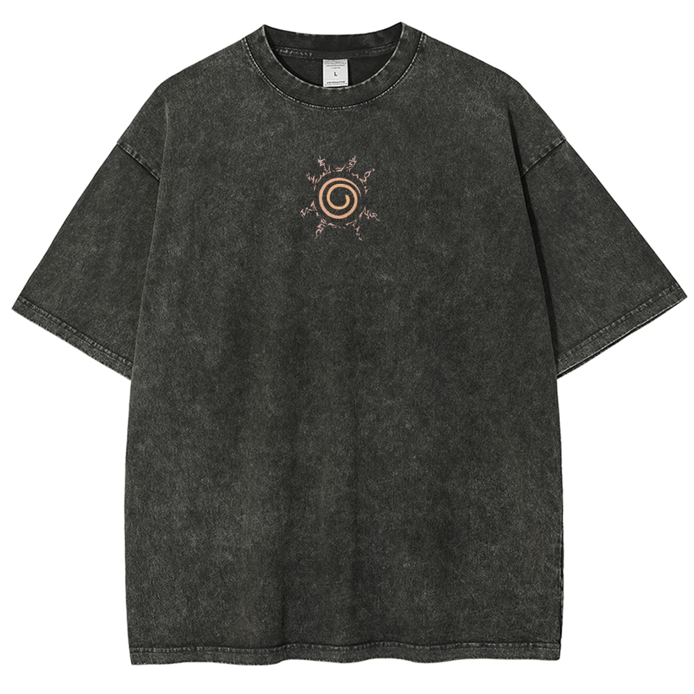 Naruto Unisex Fit Washed T-Shirt-Coordom