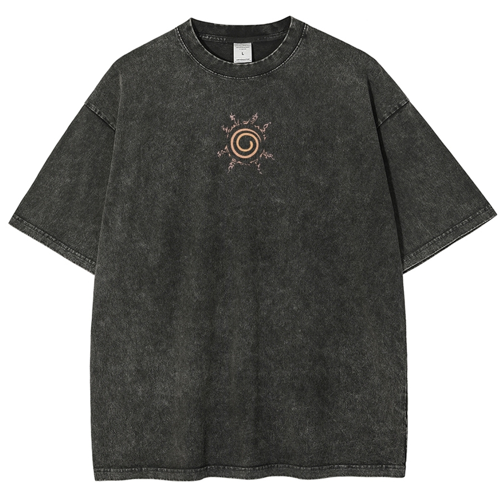 Naruto Unisex Fit Washed T-Shirt-Coordom