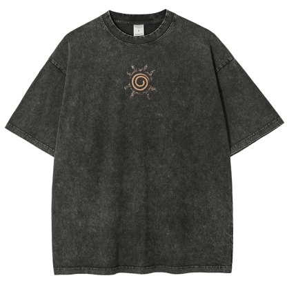 Naruto Unisex Fit Washed T-Shirt-Coordom