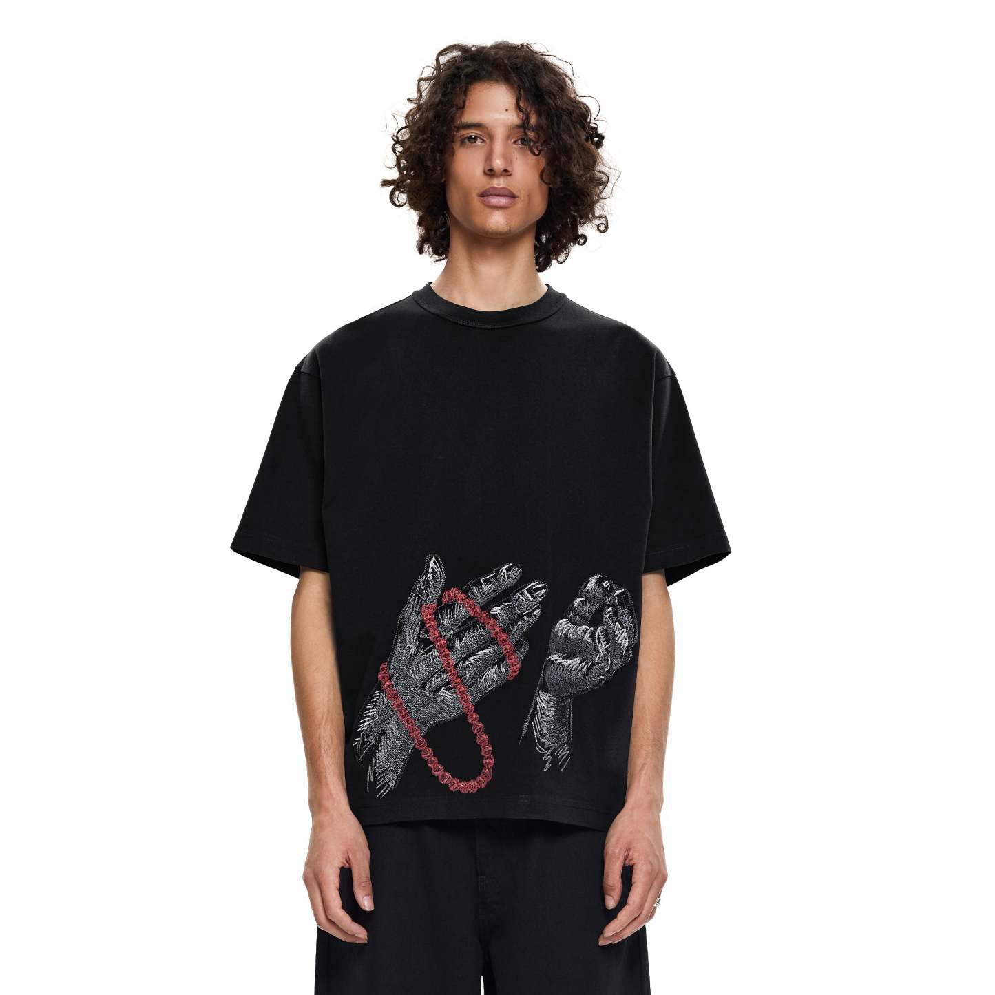 "yasmin v4" T Shirt black 02-Coordom