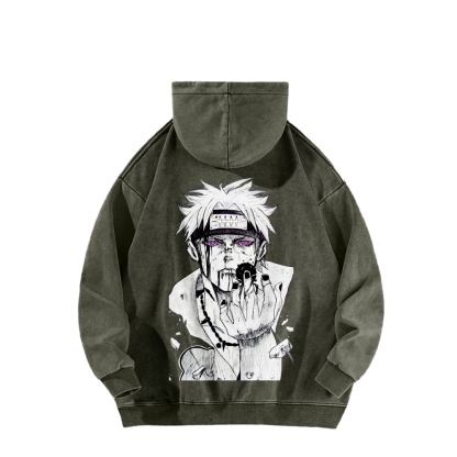 Naruto Casual Washed Hoodie 2509012973-Coordom