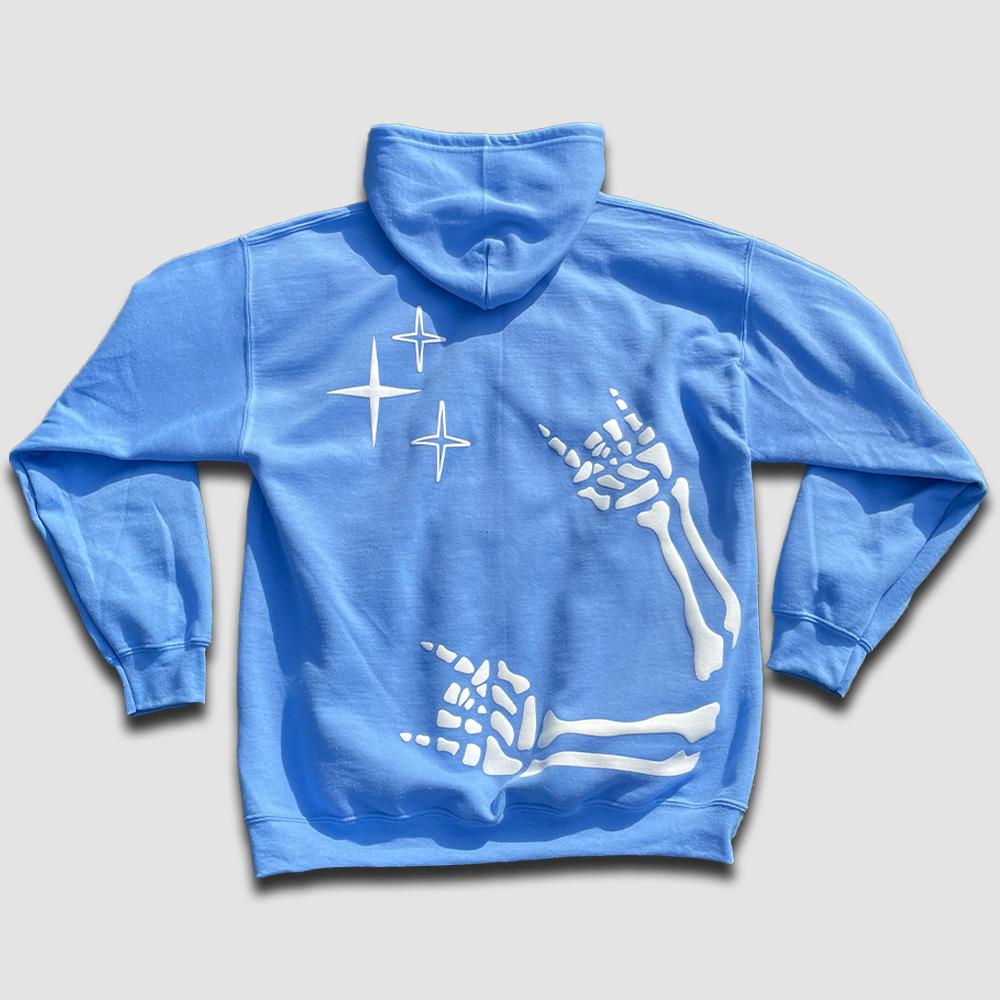 BABY BLUE ROCKSTAR ZIP UP-Coordom