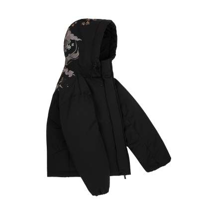 "yakuza" down Puffer jacket black-Coordom