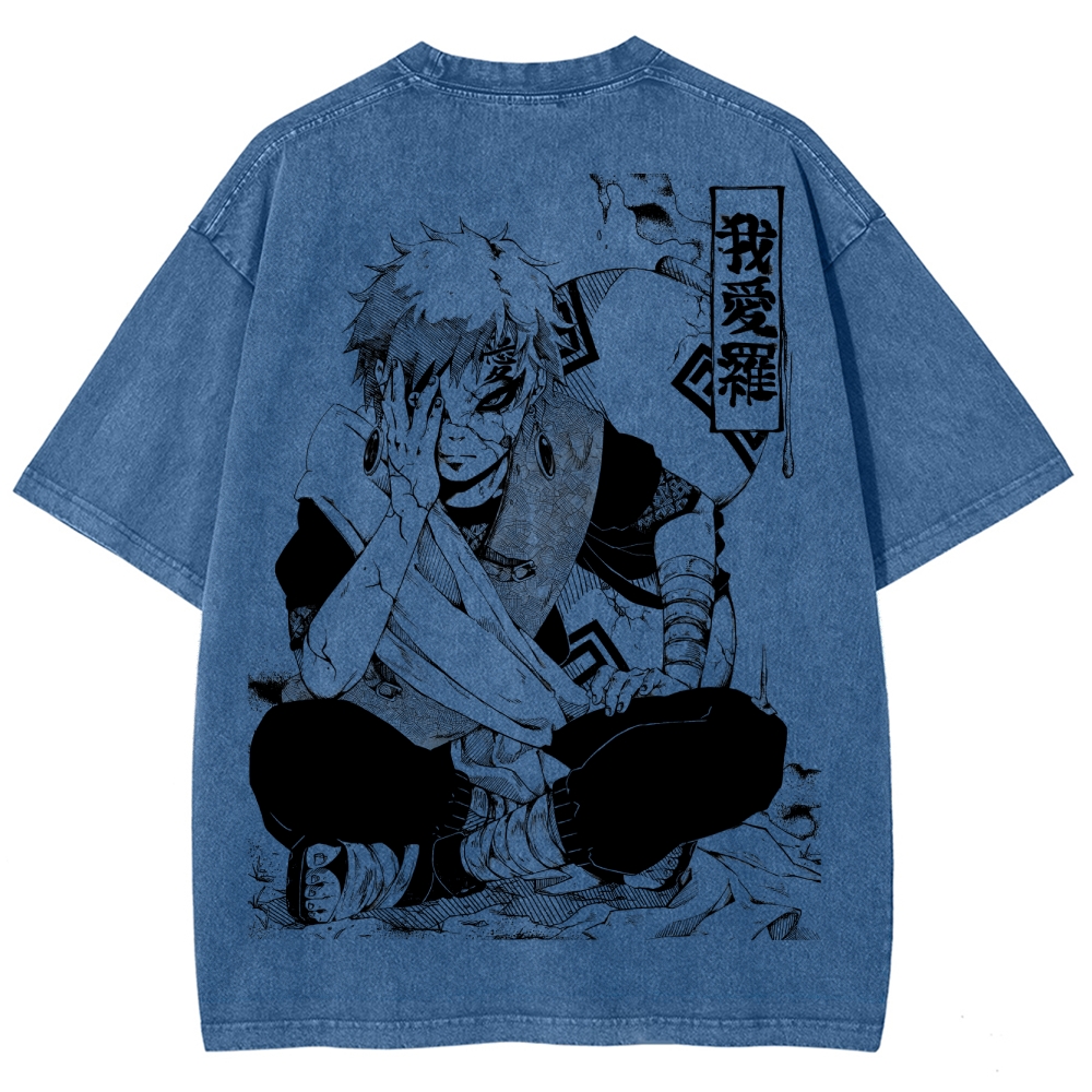 Naruto Unisex Fit Washed T-Shirt 2504014317-Coordom
