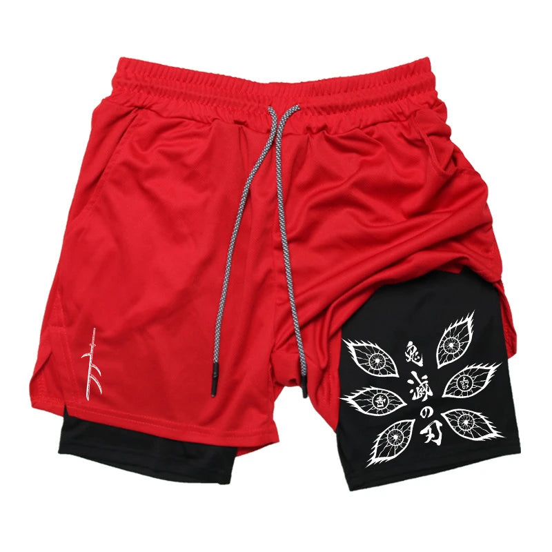 Kokushibo Gym Shorts-Coordom