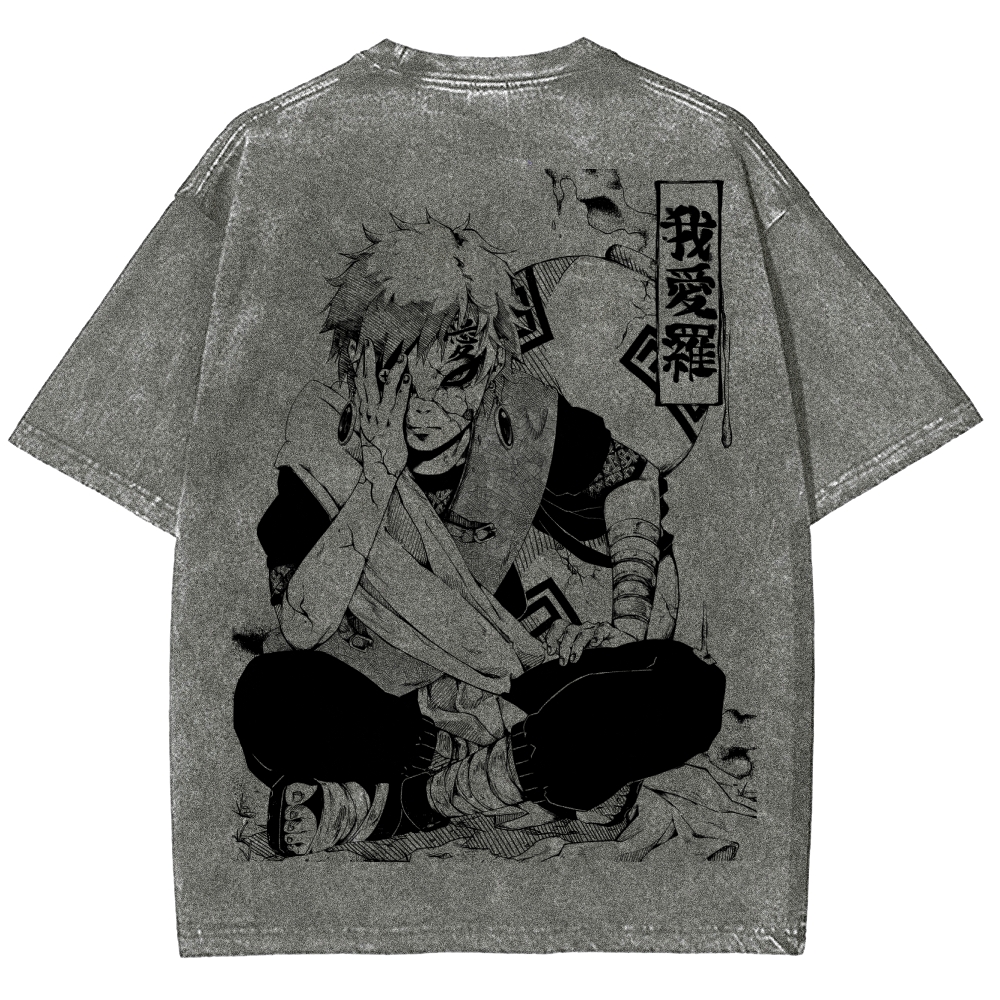 Naruto Unisex Fit Washed T-Shirt 2504014317-Coordom