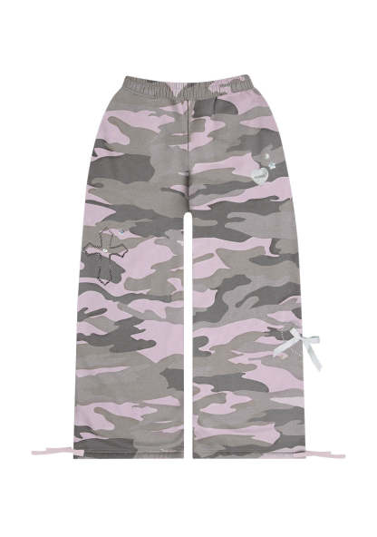 WHISPER OVERSIZED SWEATPANTS PASTEL CAMO-Coordom