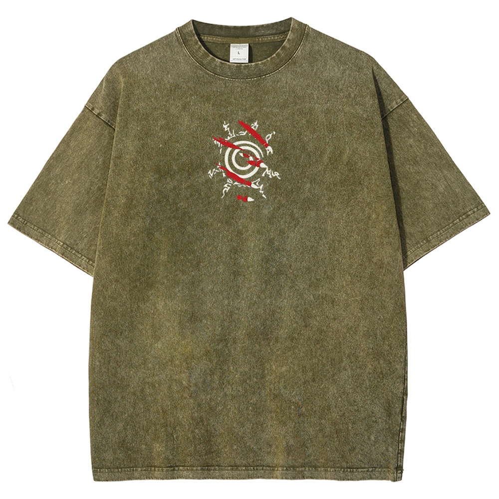 Naruto Unisex Fit Washed T-Shirt 2502006810-Coordom