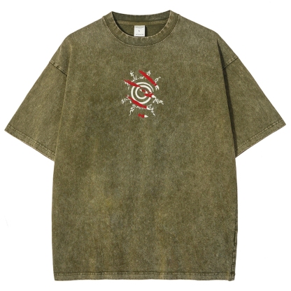 Naruto Unisex Fit Washed T-Shirt 2502006810-Coordom