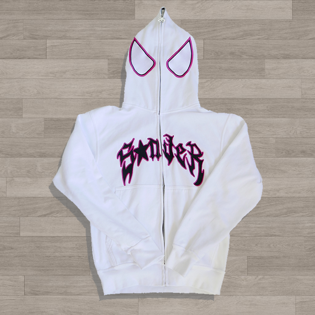 Spider Full-Zip in White-Coordom