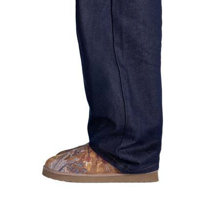 "yakuza" fur-lined Boots-Coordom