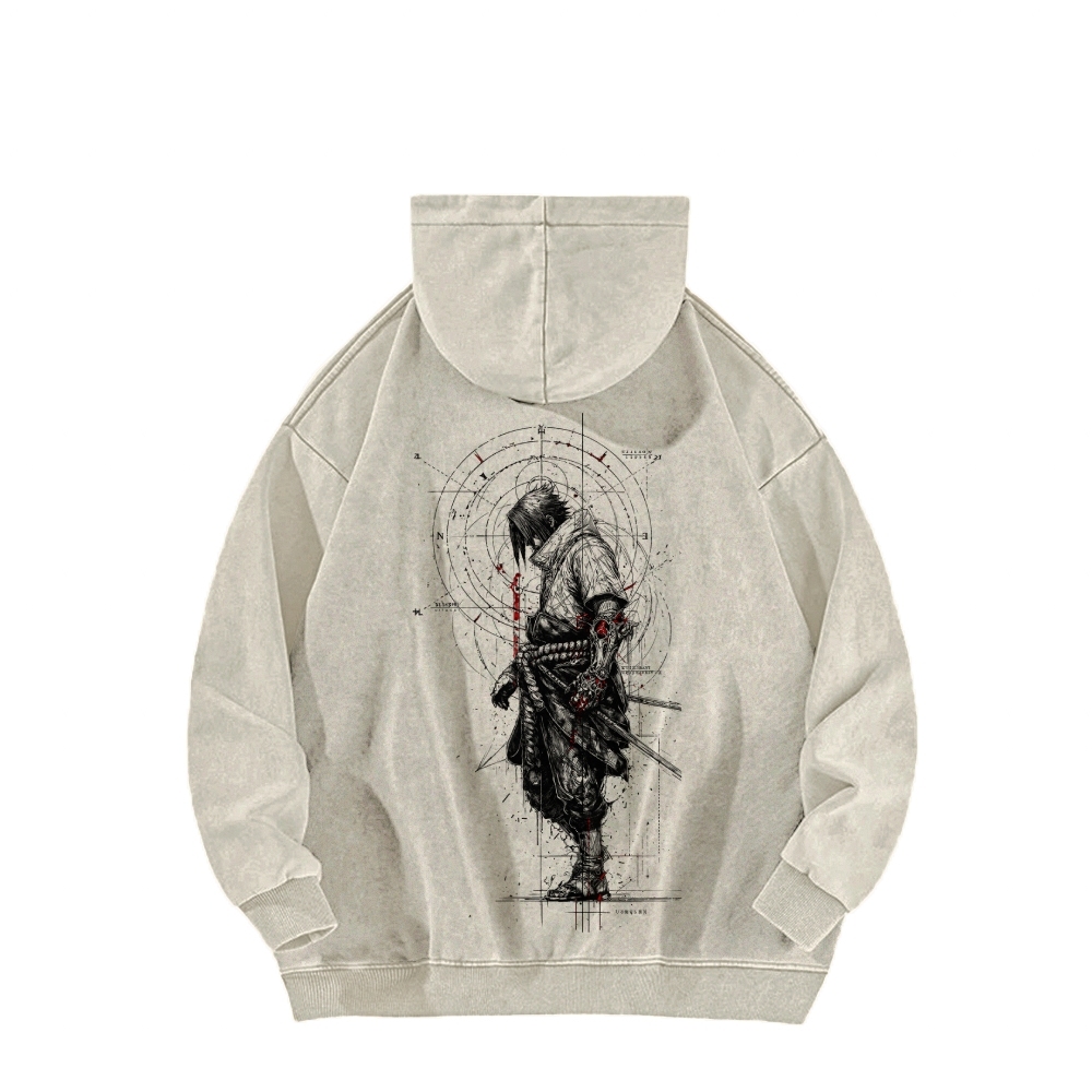 Naruto Casual Washed Hoodie 2509012968-Coordom