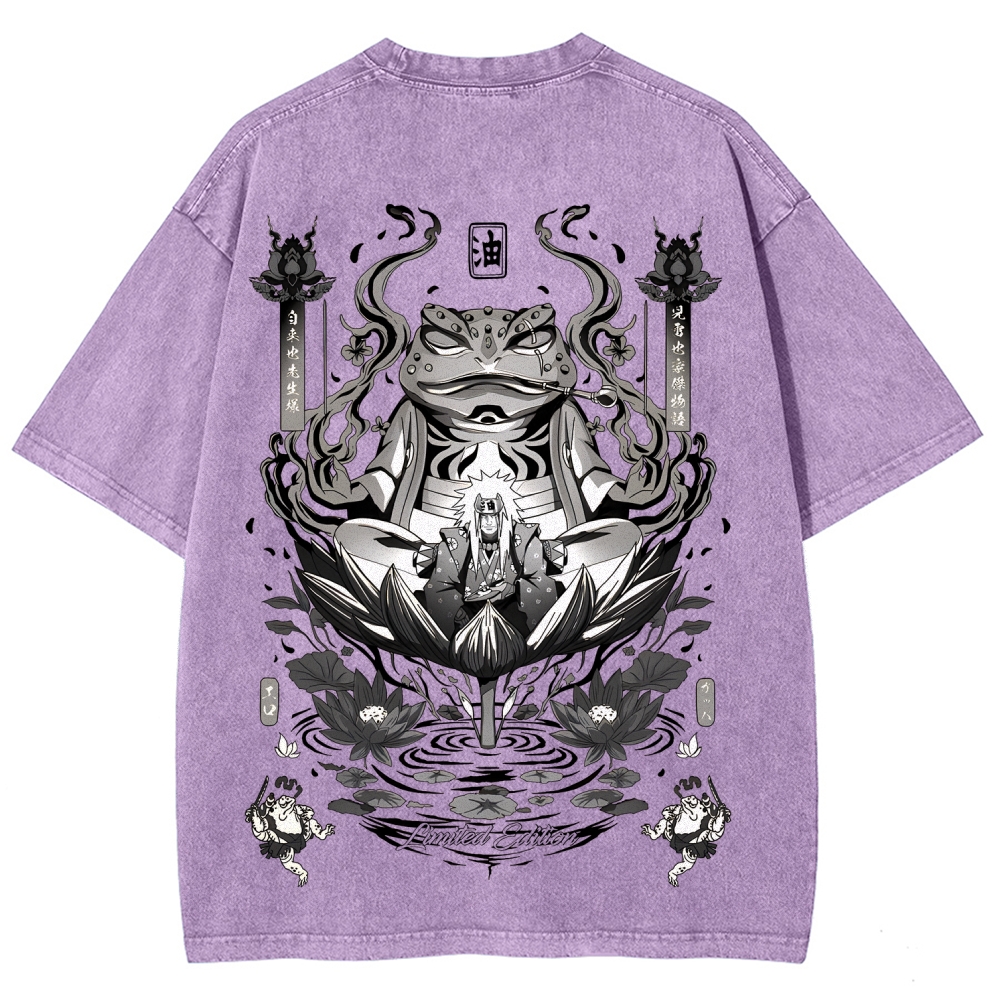 Jiraiya Unisex Fit Washed T-Shirt 2510008383-Coordom