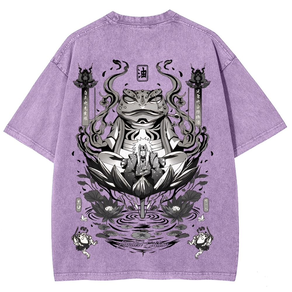 Jiraiya Unisex Fit Washed T-Shirt 2510008383-Coordom
