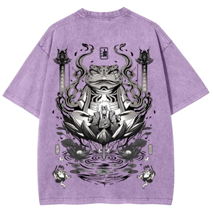 Jiraiya Unisex Fit Washed T-Shirt 2510008383-Coordom