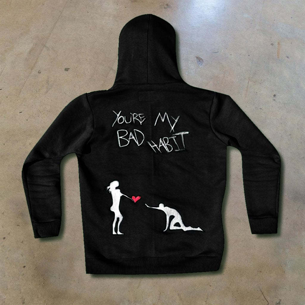 Fashion street style men's personality printed sweatshirt-Coordom