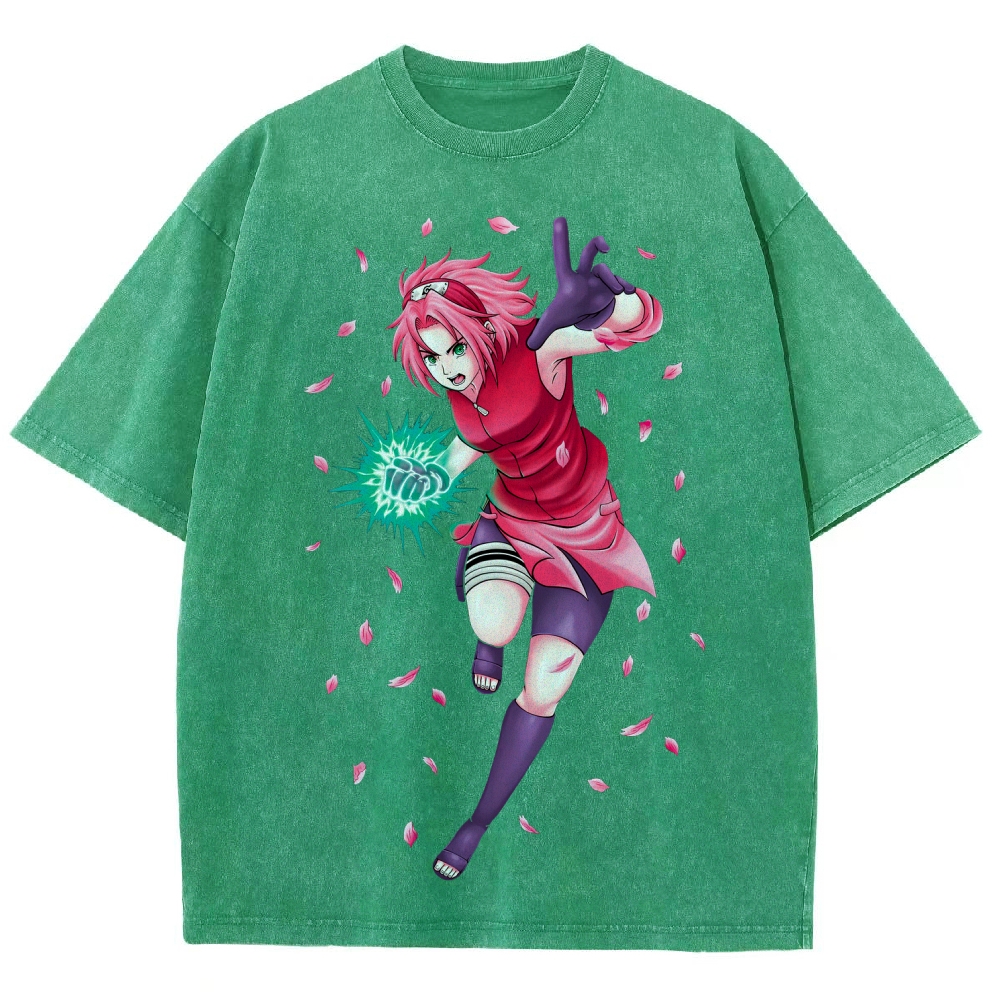 Naruto Unisex Fit Washed T-Shirt 2507030119-Coordom