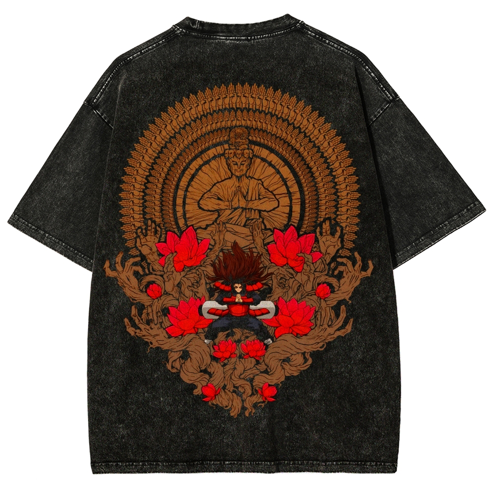 Naruto Unisex Fit Washed T-Shirt 2507012467-Coordom