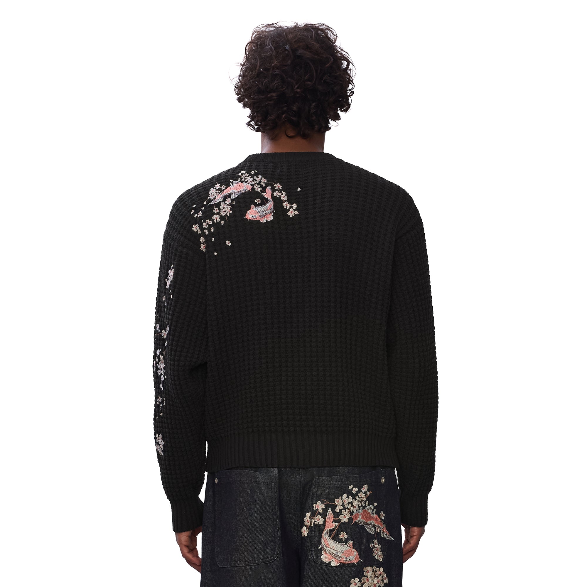 "yakuza v3" Knit black-Coordom