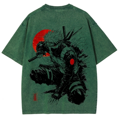 Naruto Unisex Fit Washed T-Shirt 2511024505-Coordom