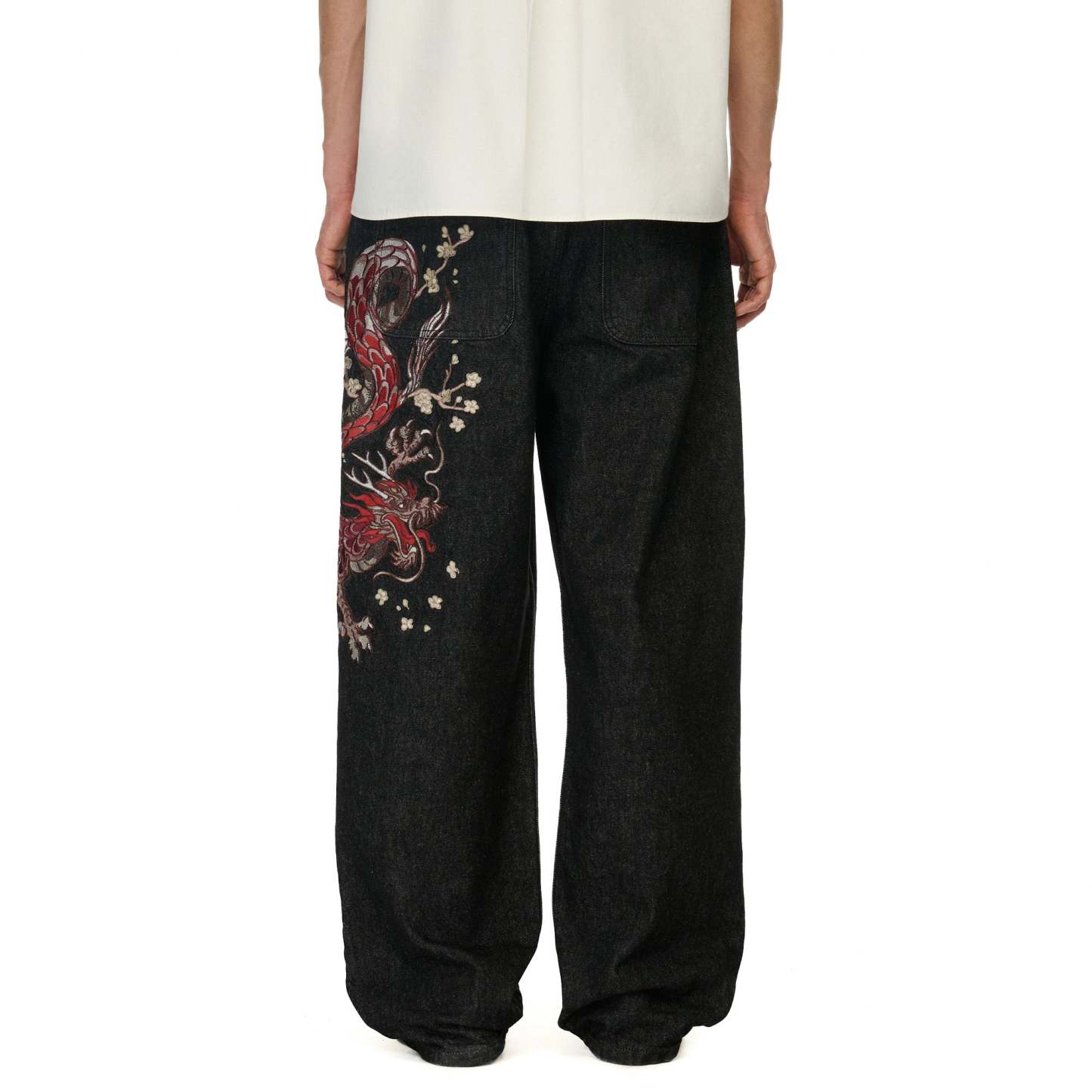 "yakuza" raw Denim black 01-Coordom