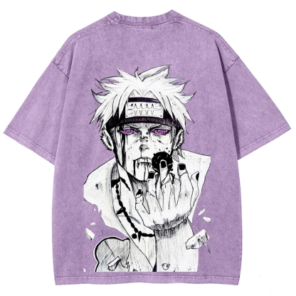 Naturo Unisex Fit Washed T-Shirt 2507024103-Coordom