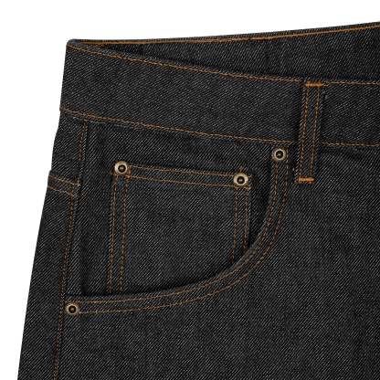  black raw Jorts 01-Coordom