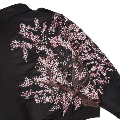 "blossom v3" bomber Jacket black-Coordom