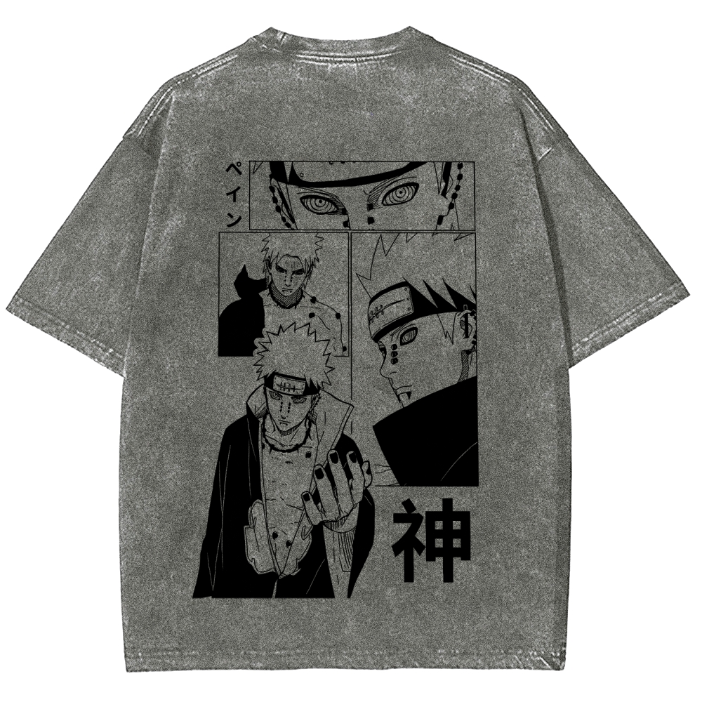 Naruto Unisex Fit Washed T-Shirt 2509012213-Coordom