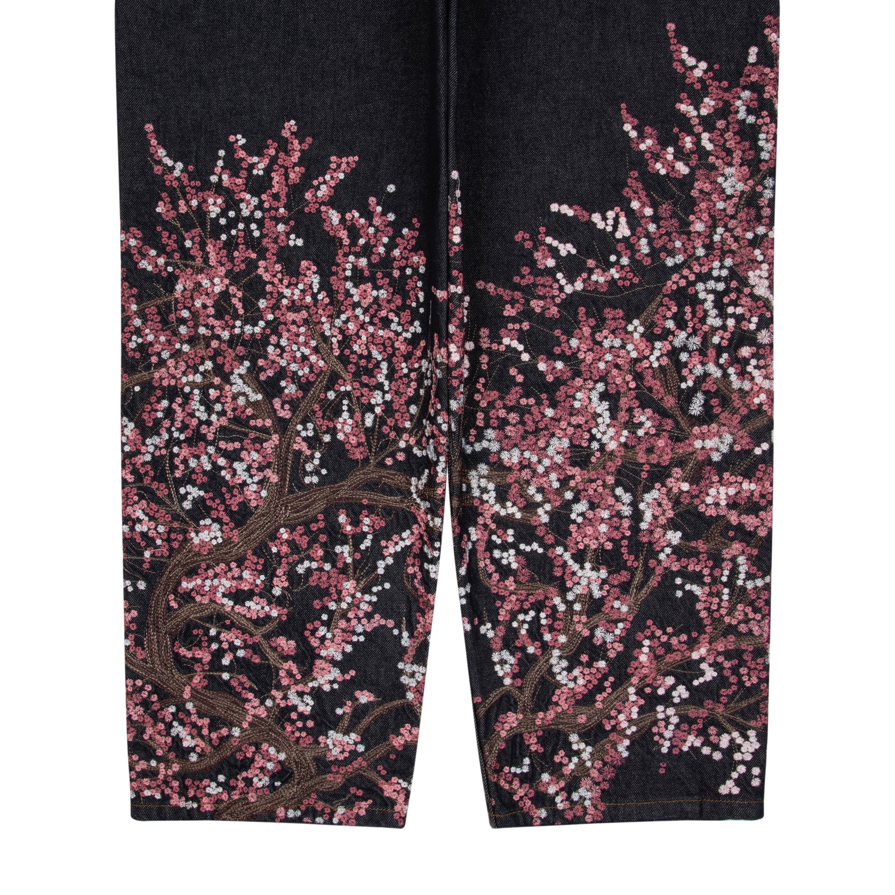 Blossom V3 Indigo Raw Denim Jeans (02) | Vintage Streetwear Baggy Pants-Coordom