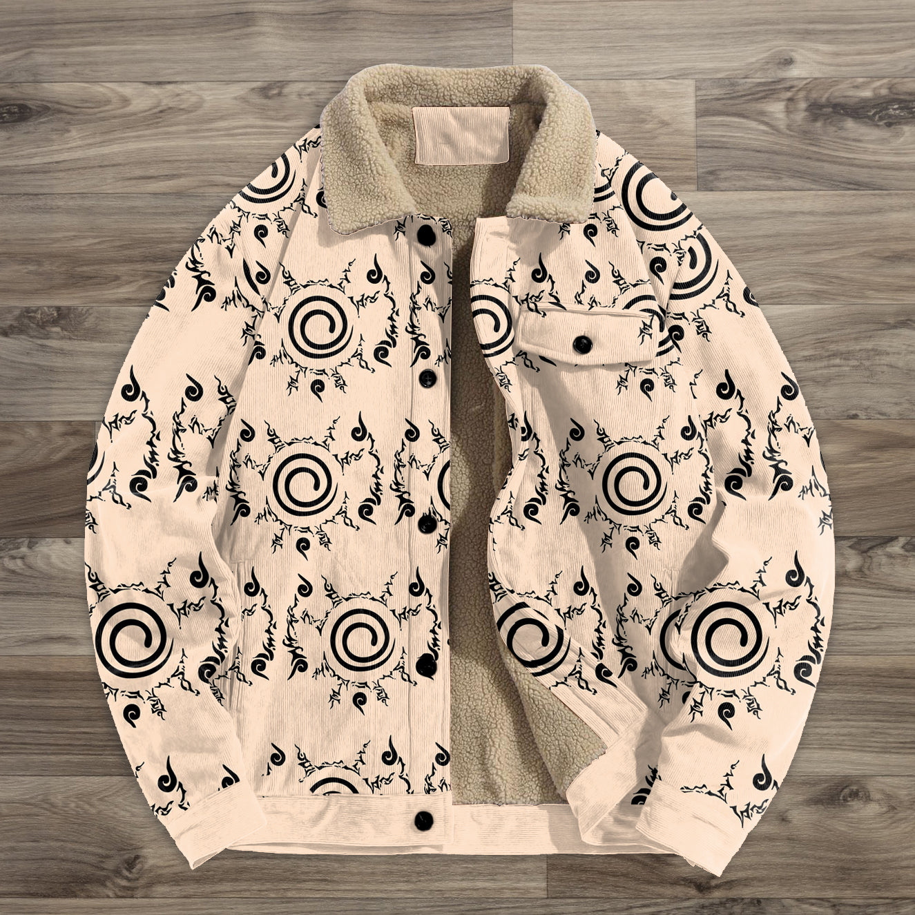Retro Flame Casual Fashion Street Jacket-Coordom