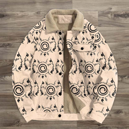 Retro Flame Casual Fashion Street Jacket-Coordom