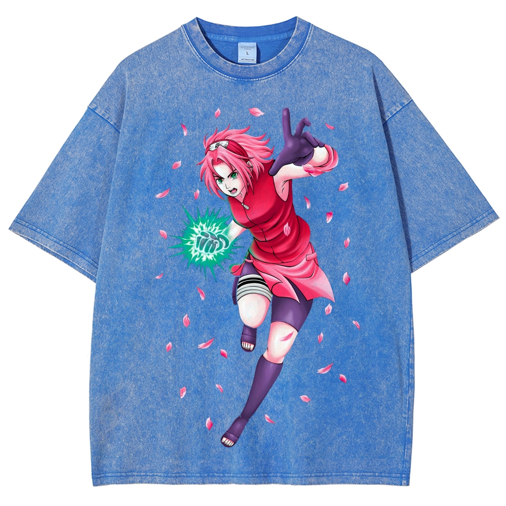 Naruto Unisex Fit Washed T-Shirt 2507030119-Coordom