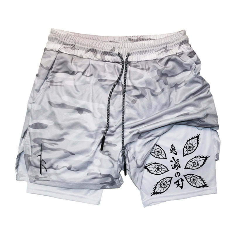Kokushibo Gym Shorts-Coordom