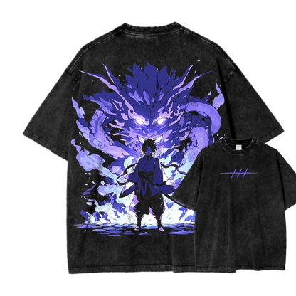 Naruto Unisex Fit Washed T-Shirt 2502006814-Coordom