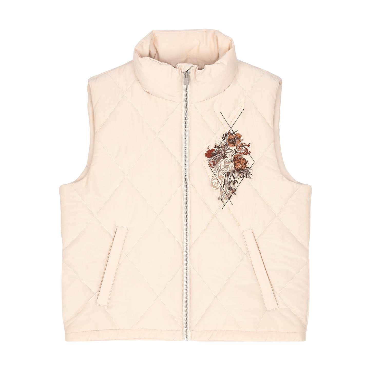 "garden of eden" Vest puffer beige-Coordom