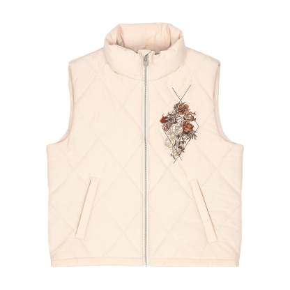 "garden of eden" Vest puffer beige-Coordom