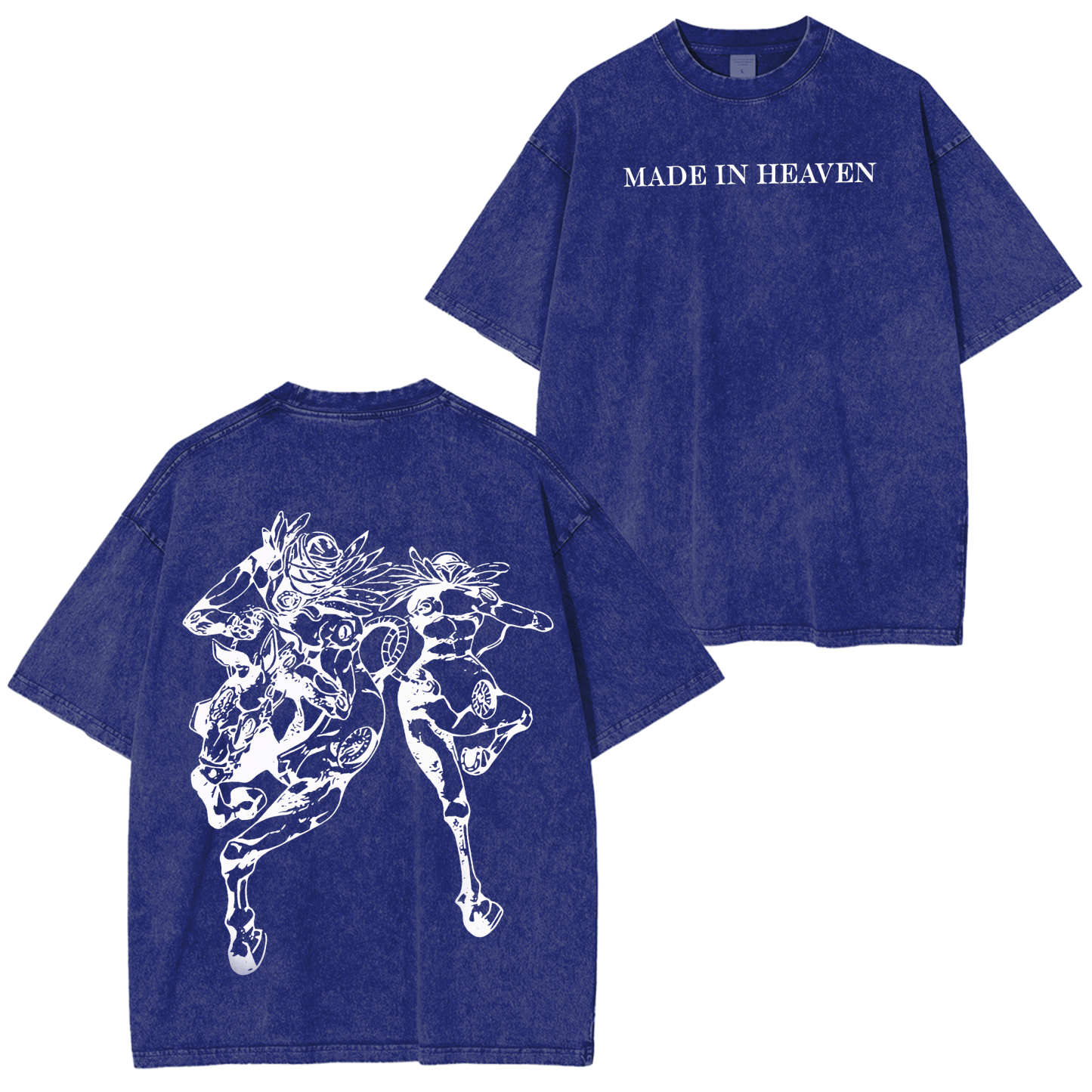 JoJo's Bizarre Adventure: Steel Ball Run Vintage Unisex Washed T-Shirt-Coordom