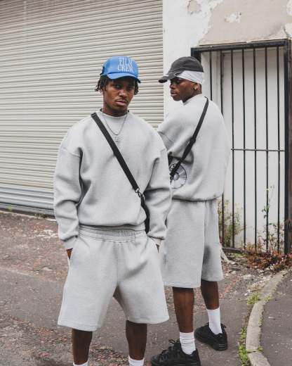 Disc Sweatshirt Grey [630GSM]-Coordom