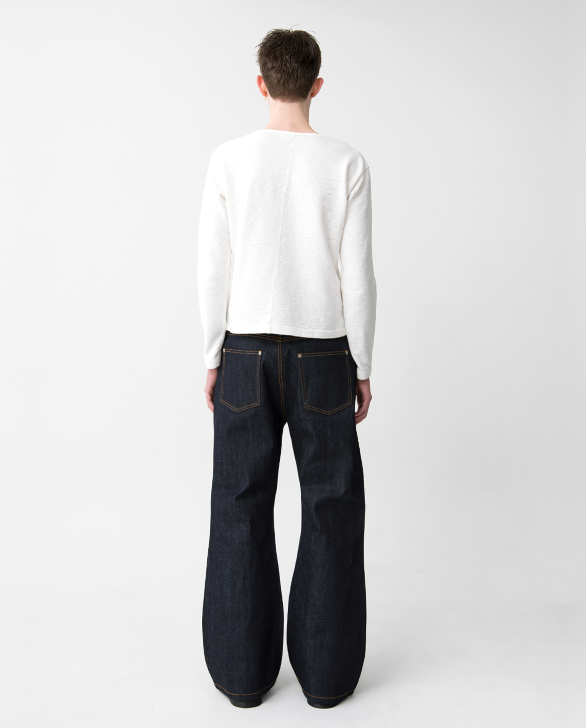 MENES Okayama Raw Selvedge Flared Jeans - Indigo-Coordom