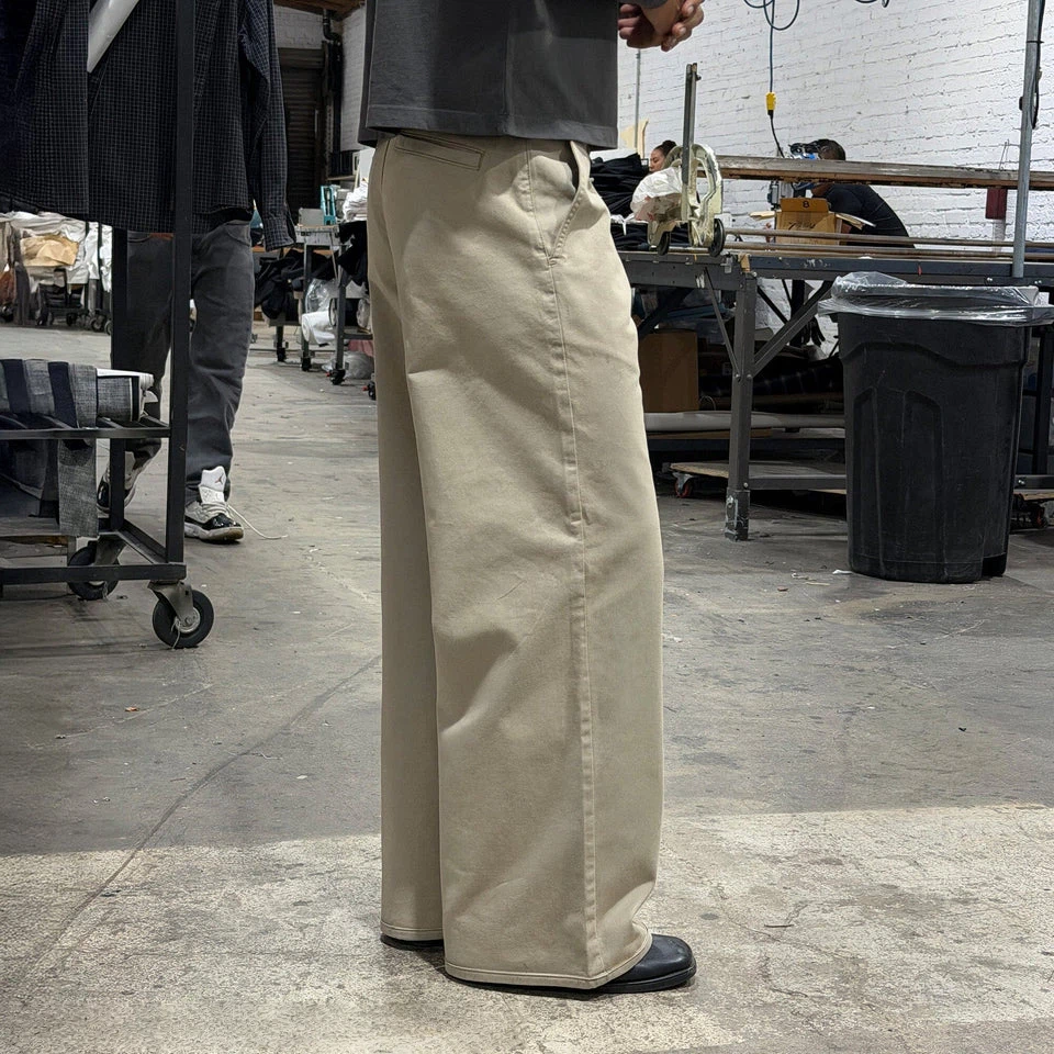 SHIBUYA WIDELEG CHINO PANTS-Coordom