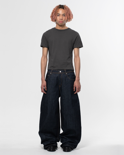 OKAYAMA RAW SELVEDGE BAGGY JEANS-Coordom