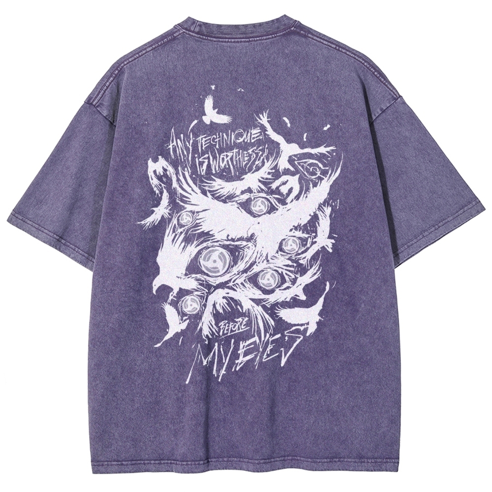 Naruto Unisex Fit Washed T-Shirt-Coordom