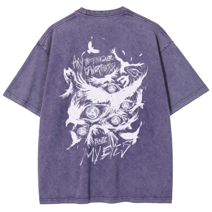 Naruto Unisex Fit Washed T-Shirt-Coordom