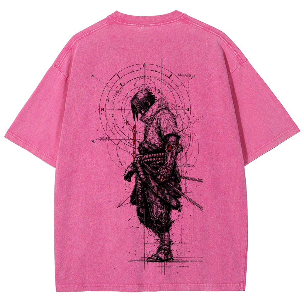 Naruto Unisex Fit Washed T-Shirt 2508017121-Coordom
