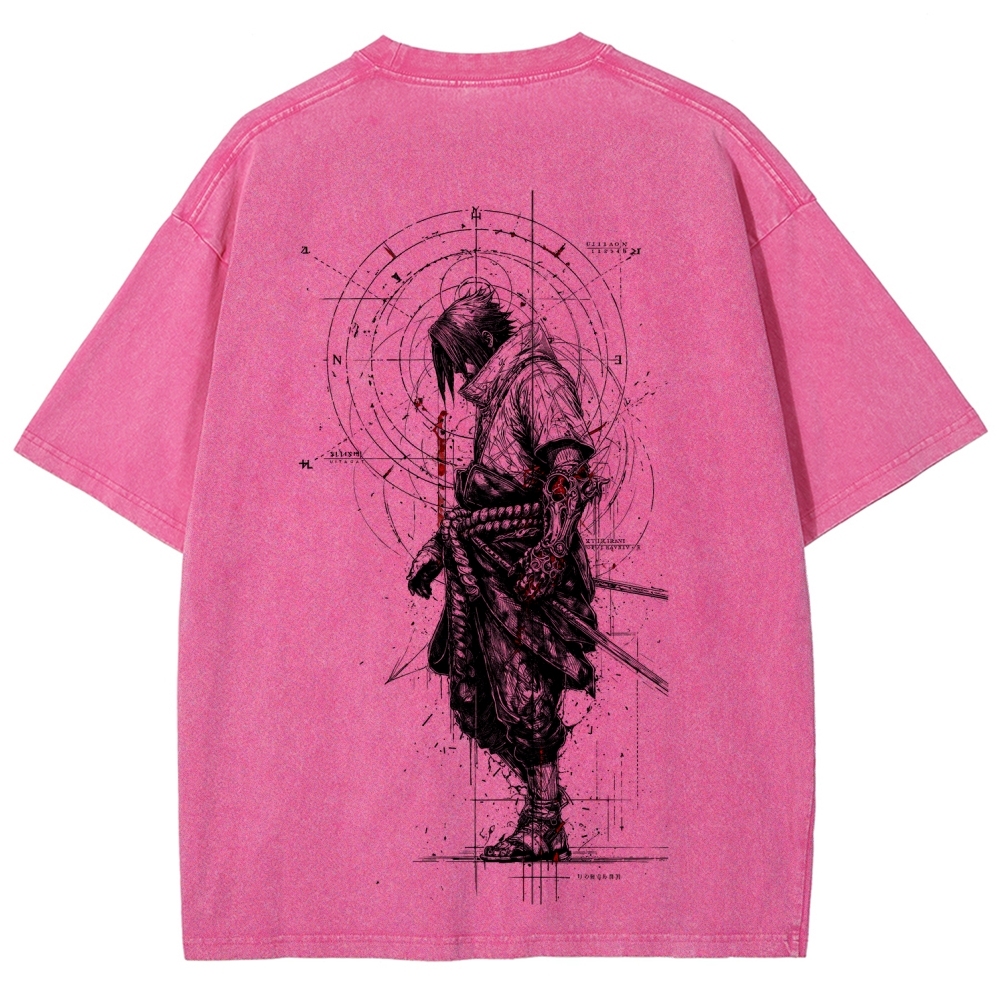 Naruto Unisex Fit Washed T-Shirt 2508017121-Coordom