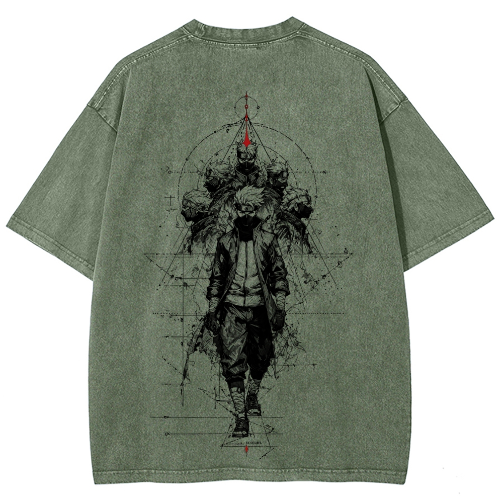 Naruto Unisex Fit Washed T-Shirt 2508017087-Coordom
