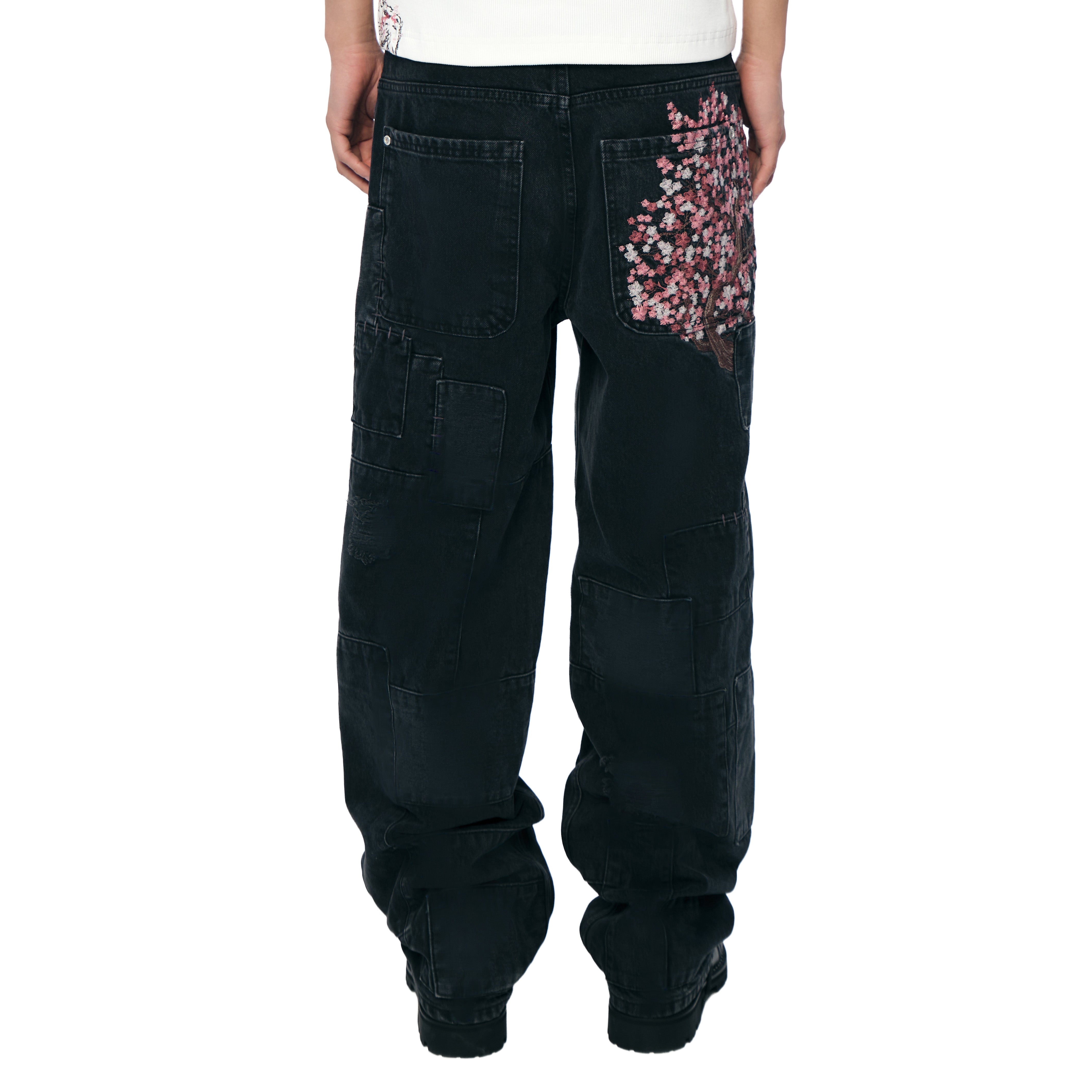 "blossom v2" patchwork Denim black-Coordom