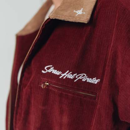 Straw Hats Corduroy Jacket-Coordom